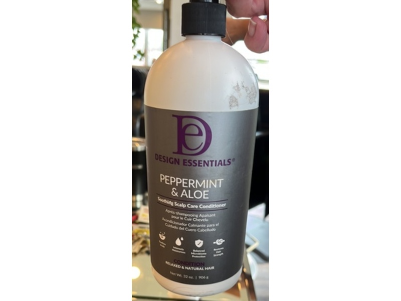 Design Essentials Soothing Scalp Care Conditioner, Peppermint & Aloe, 32 oz/906 g