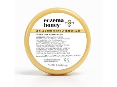 Eczema Honey Gentle Oatmeal & Lavender Soap, 3.3 oz//93.5 g