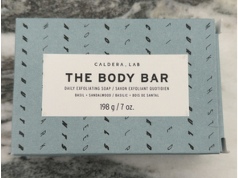 Caldera + Lab The Body Bar Daily Exfoliating Soap, 7 oz/198 g