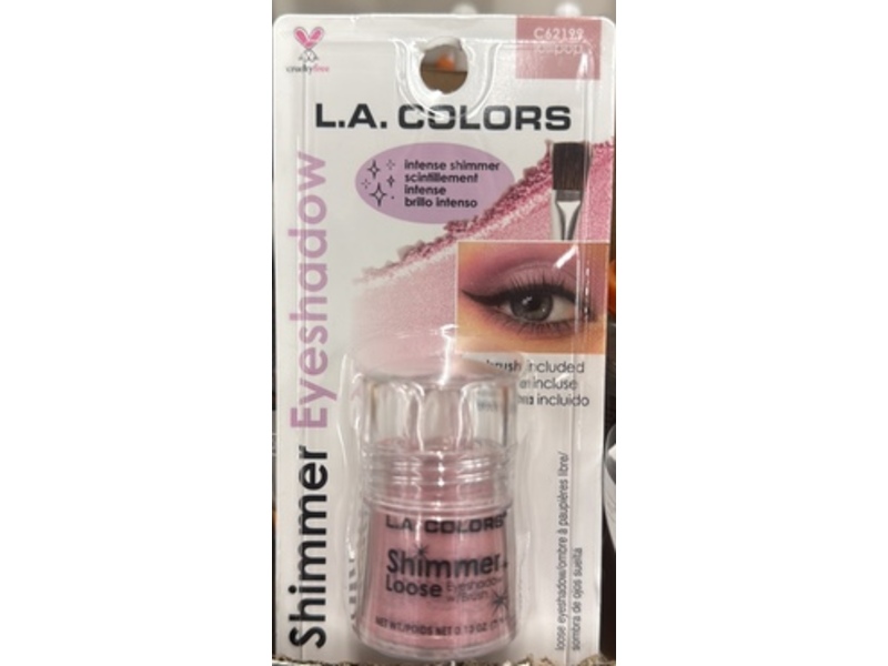 L.A. Colors Shimmer Eyeshadow, Lollipop, 0.10 oz
