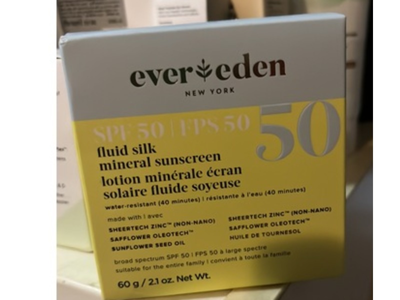 Evereden Fluid Silk Mineral Sunscreen Lotion, SPF 50, 2.1 oz/60 g