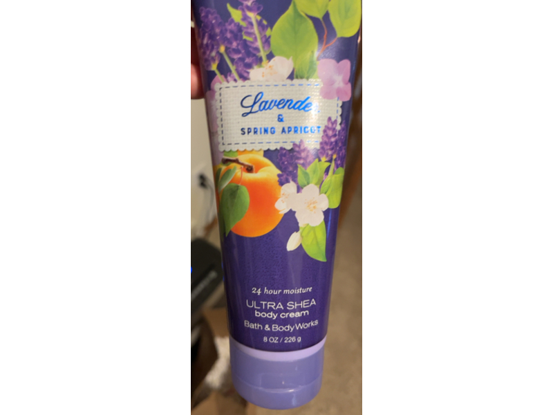 Bath & Body Works Body Cream, Lavender Spring Apricot, 8 oz/226 g