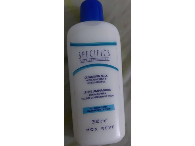 Mon Reve Specifics Cleansing Milk, Aloe Vera & Wheat Germ Oil, 200 mL