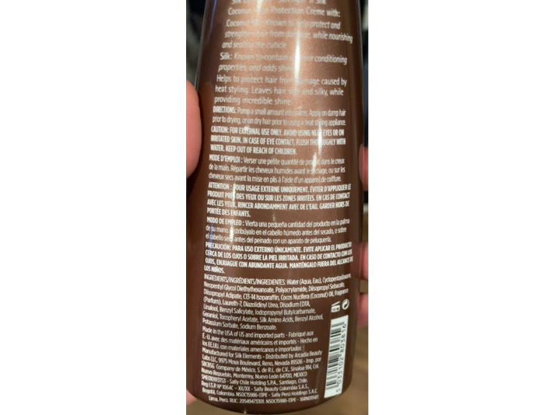 Silk Elements Heat Protection Creme, 8 oz/226 g