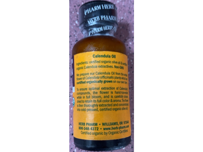 Herb Pharm, Calendula Oil, 1 fl oz/30 mL