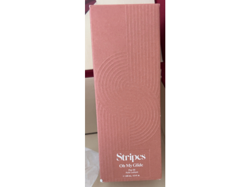 Stripes Oh My Glide Intimate Play Oil, 3.3 fl oz/100 mL