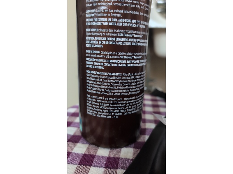 Silk Elements Renourish Jojoba Oil Shampoo, 33.8 fl oz/1 L