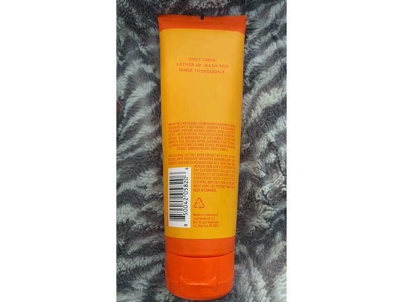 Mando Body Wash, Bourbon Leather, 8.5 fl oz/250 mL