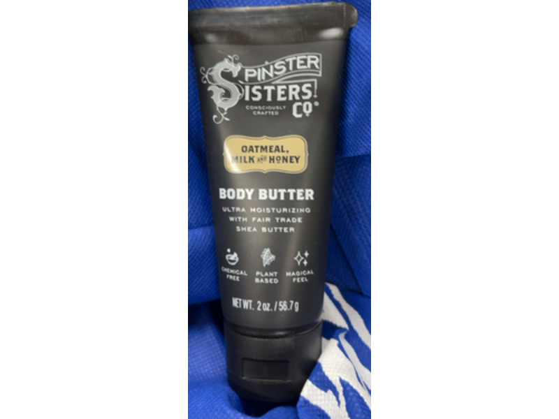 Spinster Sisters Co. Oatmeal and Honey Body Butter, 2 oz/56.7 g