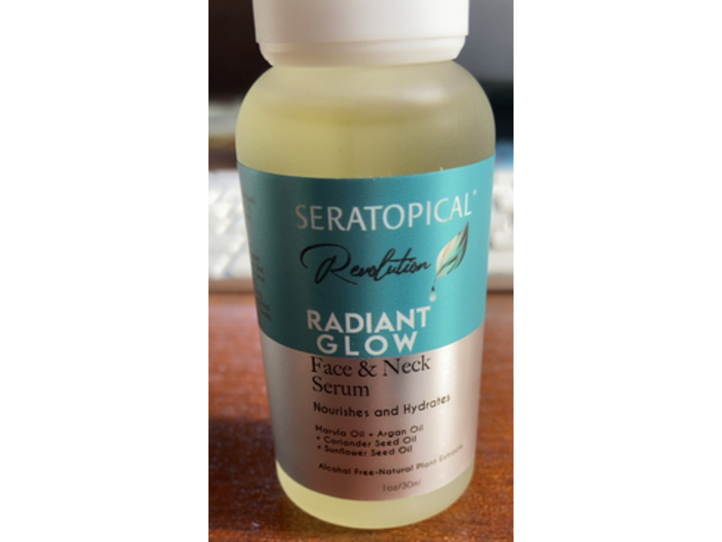 Seratopical Revolution Radiant Glow Face And Neck Serum, 1 fl oz/30 mL