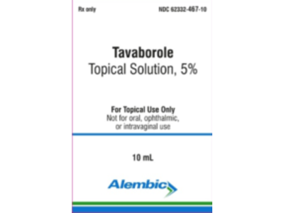 Tavaborole Topical Solution 5%, 10 mL, Alembic (Rx)