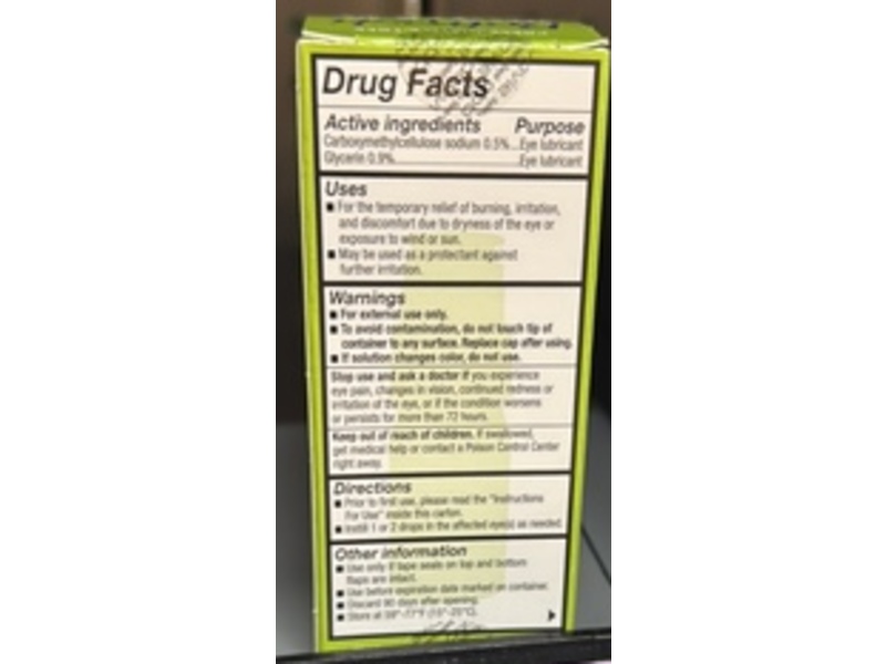 Refresh Relieva PF Xtra Lubricant Eye Drops, 0.33 fl oz/10 mL