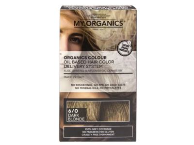 My.Organics Oil Based Hair Color, 6/0 Drak Blonde