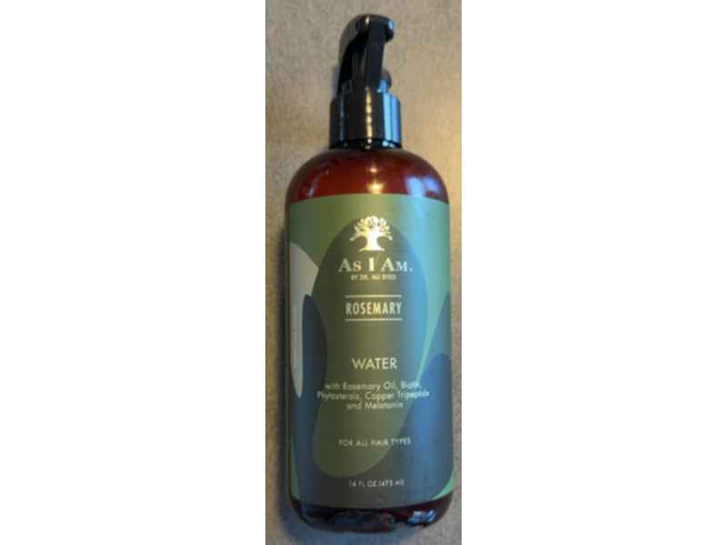 As I Am Rosemary Water, 16 fl oz/475 mL