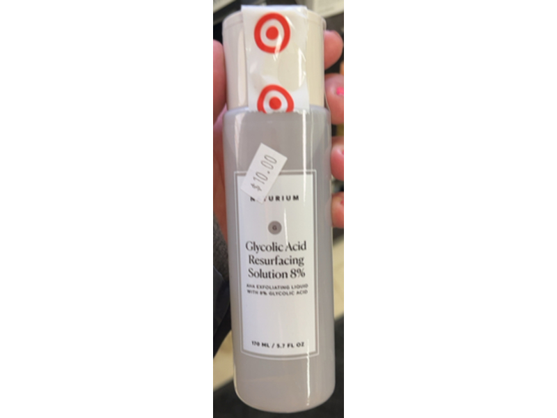 Naturium Glycolic Acid Resurfacing Solution 8%, 5.7 fl oz/170 mL
