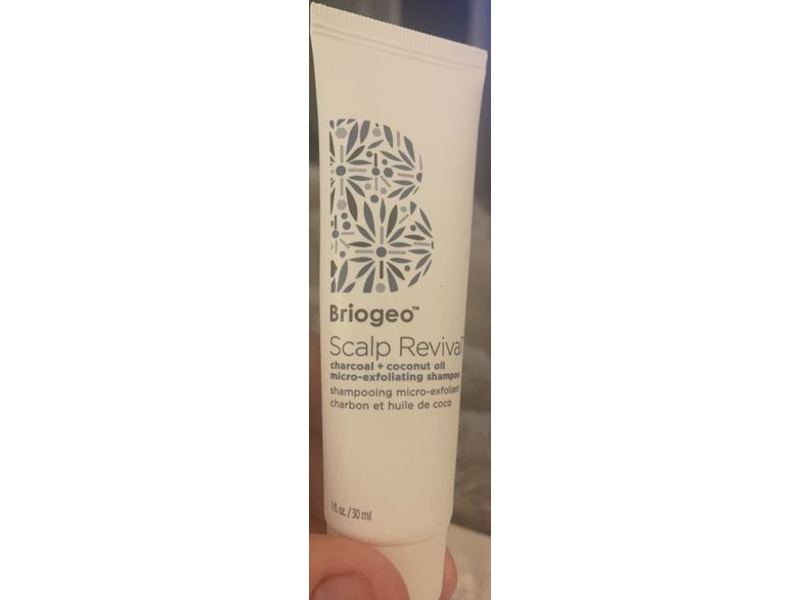 Briogeo Scalp Revival Charcoal + Coconut Oil Micro-Exfoliating Shampoo, 1 fl oz/ 30 mL