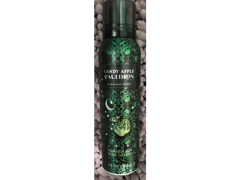 Bath & Body Works Shimmer Fizz Body Lotion, Candy Apple Cauldron, 3.5 oz/100 g