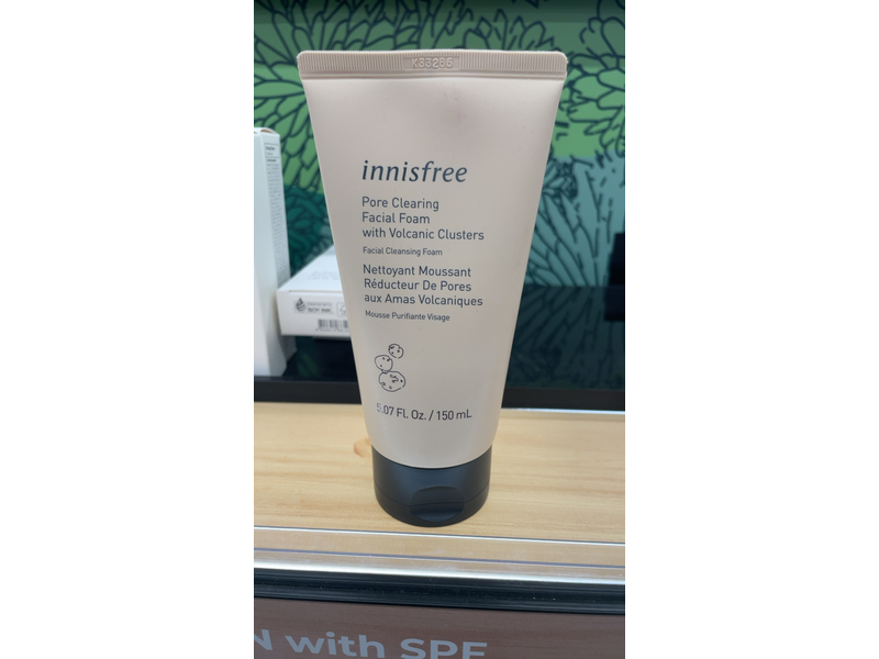 Innisfree Pore Clearing Facial Foam With Volcanic Clusters, 5.07 fl oz/150 mL