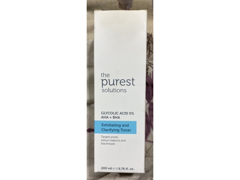 The Purest Solutions Glycoloic Acid + AHA + BHA Toner, 6.76 fl oz/200 mL