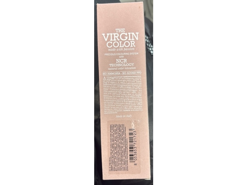 Nook The Virgin Color Permanent Coloring Cream, 6.1 Dark Blonde Ash, 3.38 fl oz/100 mL