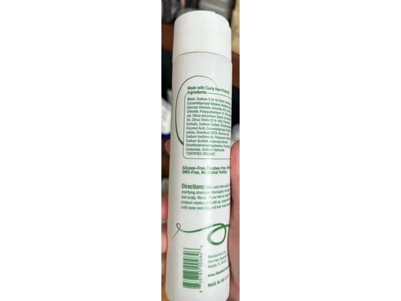 Raw Curls Clarifying Shampoo, 10 fl oz/300 mL