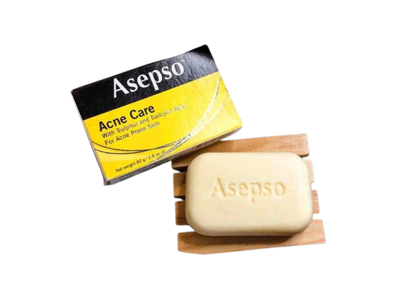 Asepso Acne Care Bar Soap, 2.8 oz/80 g
