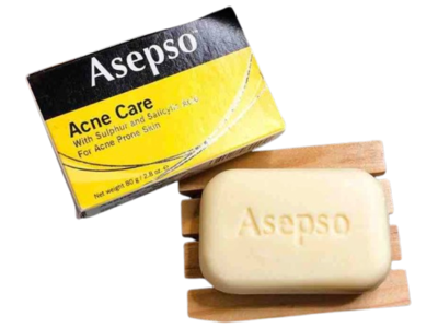 Asepso Acne Care Bar Soap, 2.8 oz/80 g