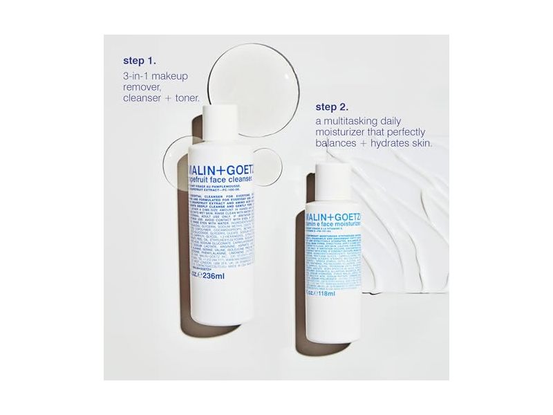 Malin + Goetz Face Cleanser, Grapefruit, 8 fl oz/236 mL