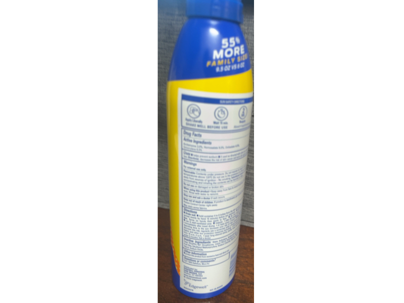 Banana Boat Kids Sport Sunscreen Lotion Spray, SPF 50+, 9.5 oz/269 g