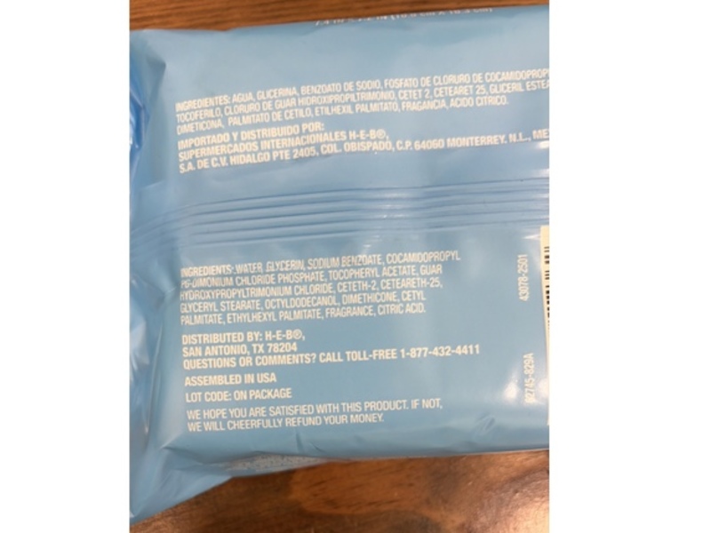 Hill Country Fare Make-Up Remover Towelettes, 25 Count