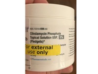 Clindamycin Phosphate Topical Solution USP, 1% Pledgets, TriRx Pharmaceuticals (RX) - thumbnail 2