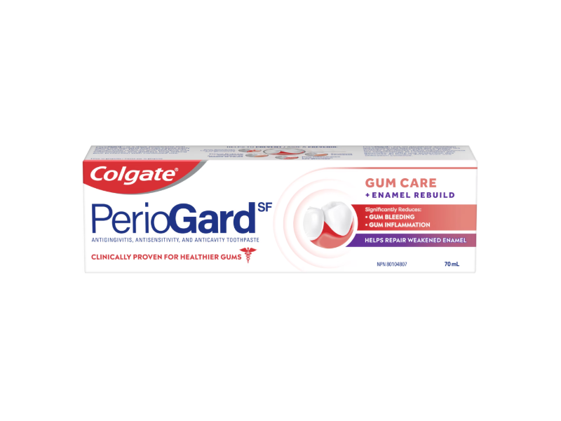 Colgate PerioGard Gum Care + Enamel Rebuilding Toothpaste, 70 mL