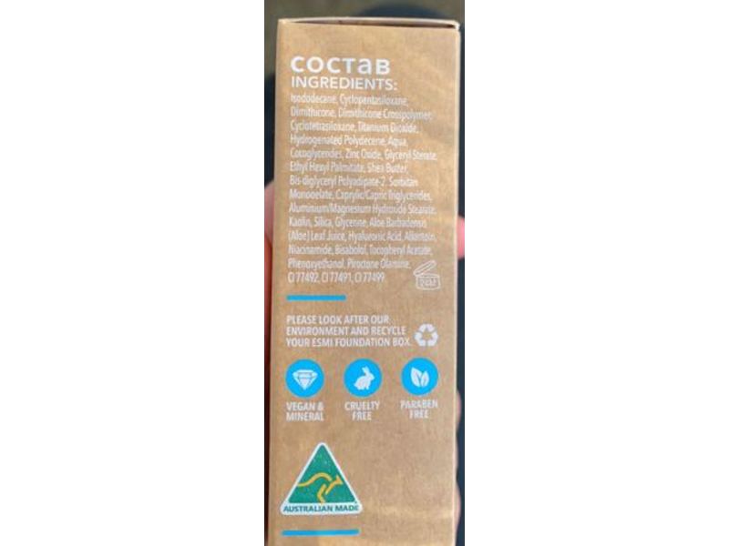 Esmi Mineral Foundation Maximum Coverage, SPF 15, 1.1 oz/30 mL