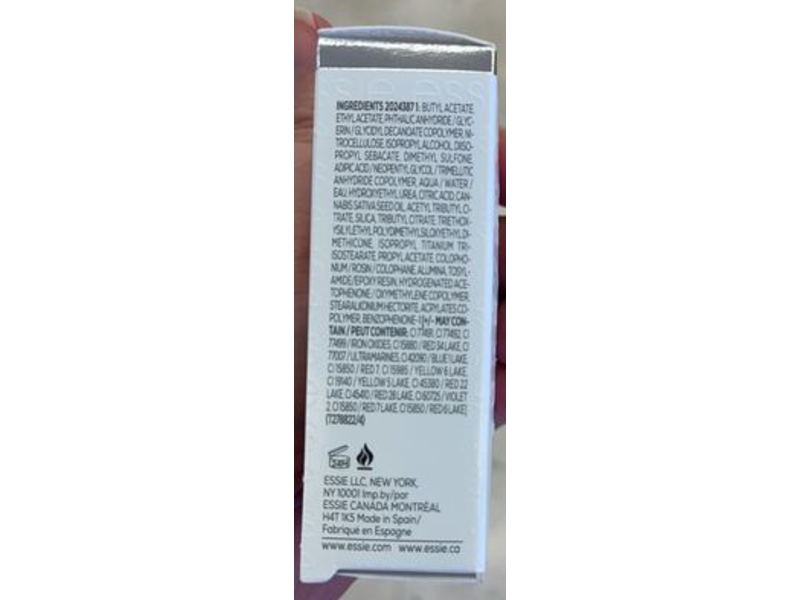 Essie Hard To Resist Nail Strengthener,Clear Natural Tint, Glow & Shine, 0.46 fl oz/135 mL