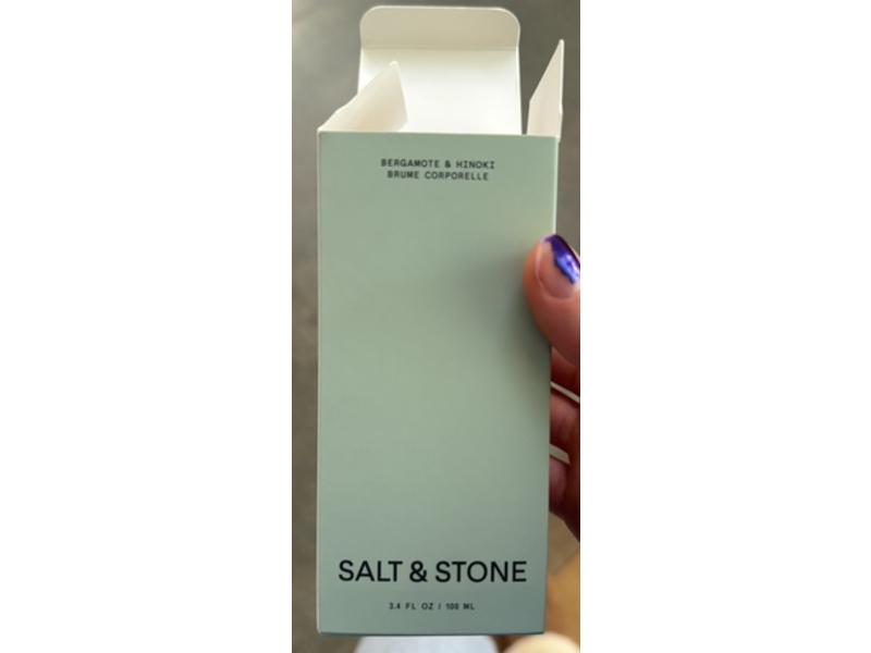 Salt & Stone Body Mist, Bergamot & Hinoki, 3.4 fl oz/100 mL