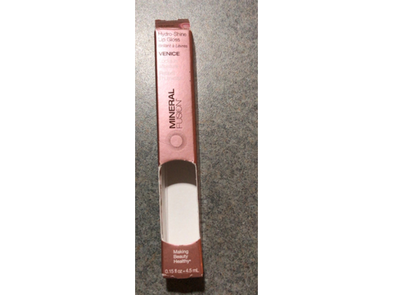 Mineral Fusion Hydro-Shine Lip Gloss, Venice, 0.15 fl oz/4.5 mL