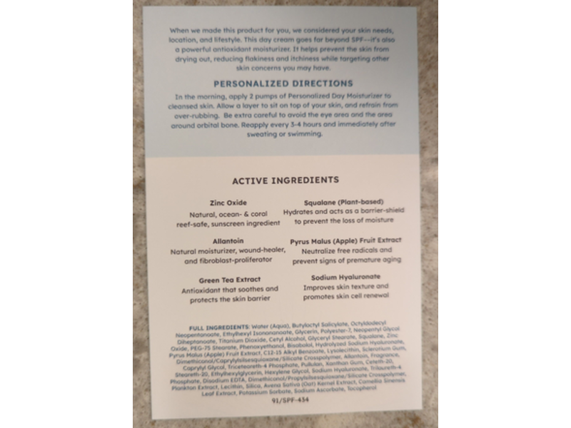 Proven Personalized Day Moisturizer, SPF 40, 1 fl oz/30 mL