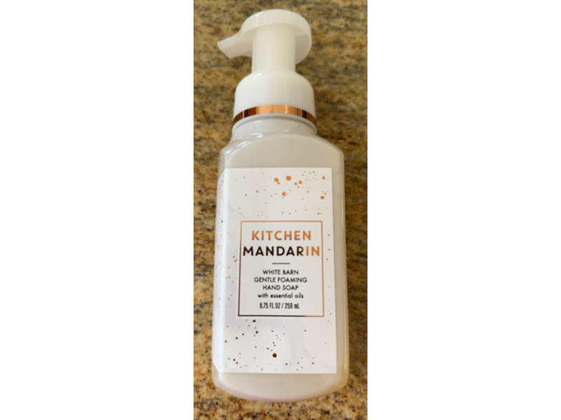 White Barn Gentle Foaming Hand Soap, Kitchen Mandarin, 8.75 fl oz/259 mL