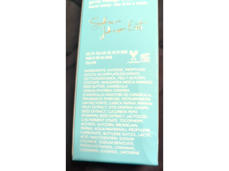 Tula Skincare So Pumpkin Exfoliating Sugar Scrub, 2.9 oz/82 g