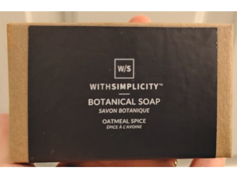 Withsimplicity Botanical Soap, Oatmeal Spice, 4 oz/113 g