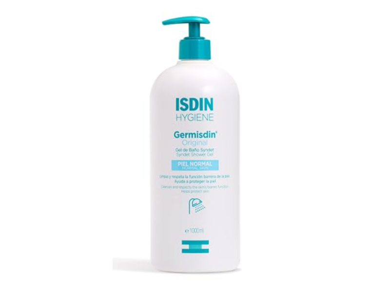 ISDIN Hygiene Germisdin Original Syndet Shower Gel, Normal Skin, 1000 mL