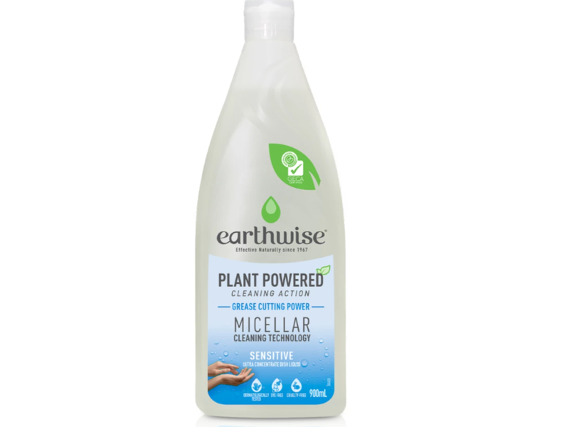 Earthwise Micellar Sensitive Ultra Concentrate Dish Liquid, 900 mL