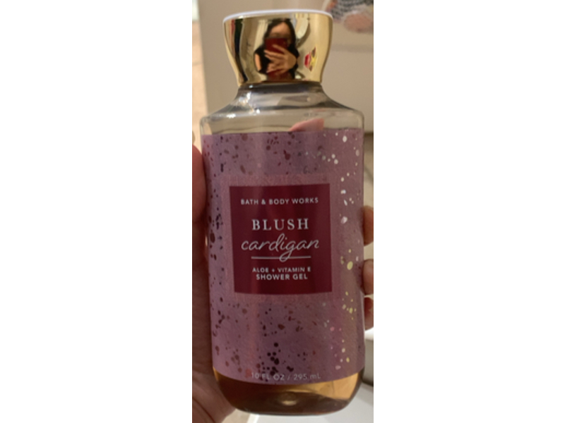 Bath & Body Works Blush Cardigan Shower Gel, Aloe + Vitamin E, 10 fl oz/295 mL