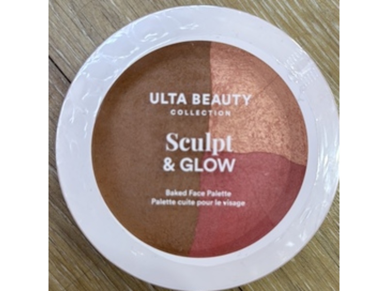 Ulta Beauty Sculpt & Glow Baked Face Palette, St. Tropez Sky, 0.5 oz/14 g