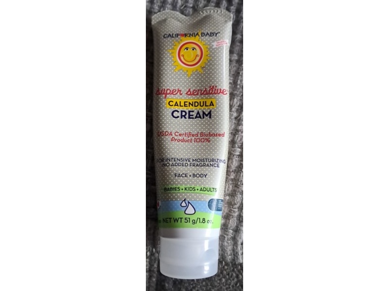 California Baby Super Sensitive Cream, Calendula, 1.8 oz/51 g
