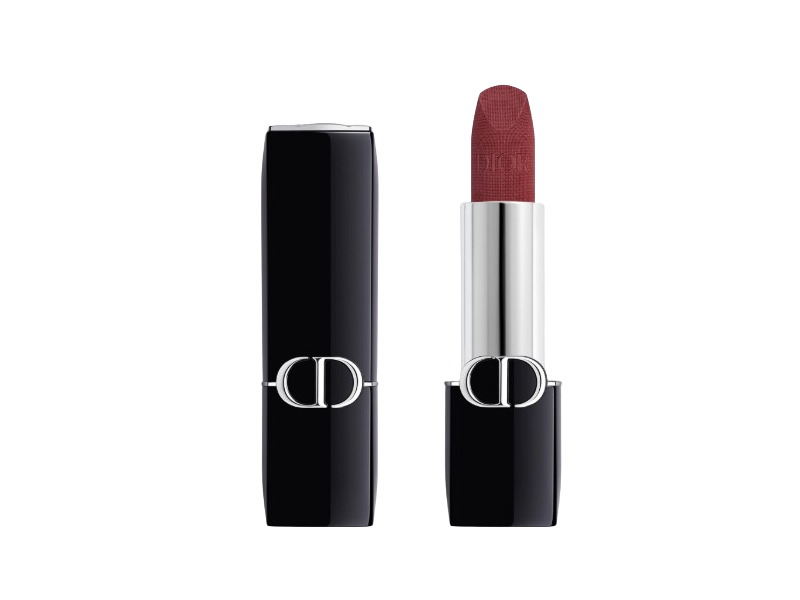 Dior Rouge Couture Floral Long Wear Refillable Lipstick, 824 Saint Germain Velvet Finish, 0.12 oz/3.5 g