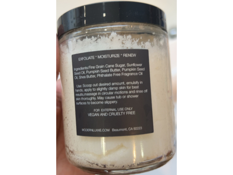 Modern Luxxe Seasonal Collection Body Polish, Cranberry + Sugar, 9 oz/256 g