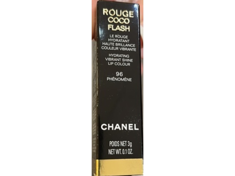 Chanel Rouge Coco Flash Hydrating Vibrant Shine Lip Color, 96 Phenomenon, 0.1 fl oz/3 g