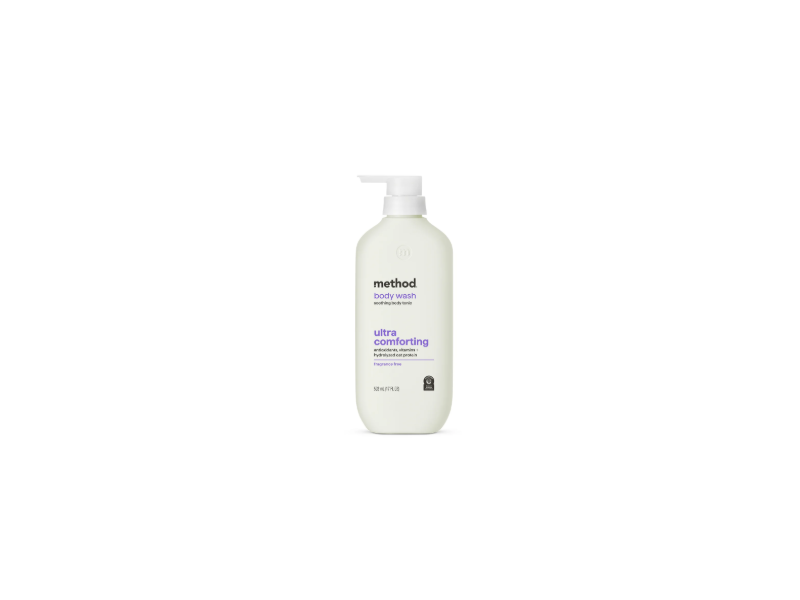 Method Ultra Comforting Body Wash, Fragrance Free, 17 fl oz/502 mL