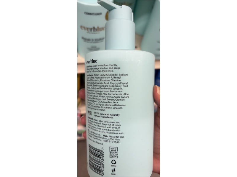 Everblue Scalp Care Shampoo, Soothing Manuka + Elderberry & Aloe Vera, 13.5 fl oz/400 mL